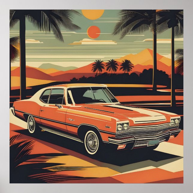 Poster de retro clássico (Frente)