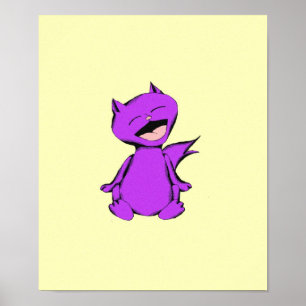 Poster de riso do gato de MauMau