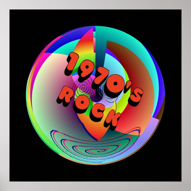 poster de Rock de 1970 (Frente)