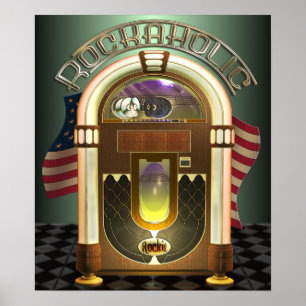 Poster de Rockaholic do jukebox