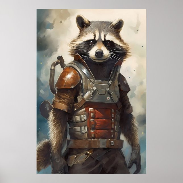 Poster de Rocket Raccoon (Frente)