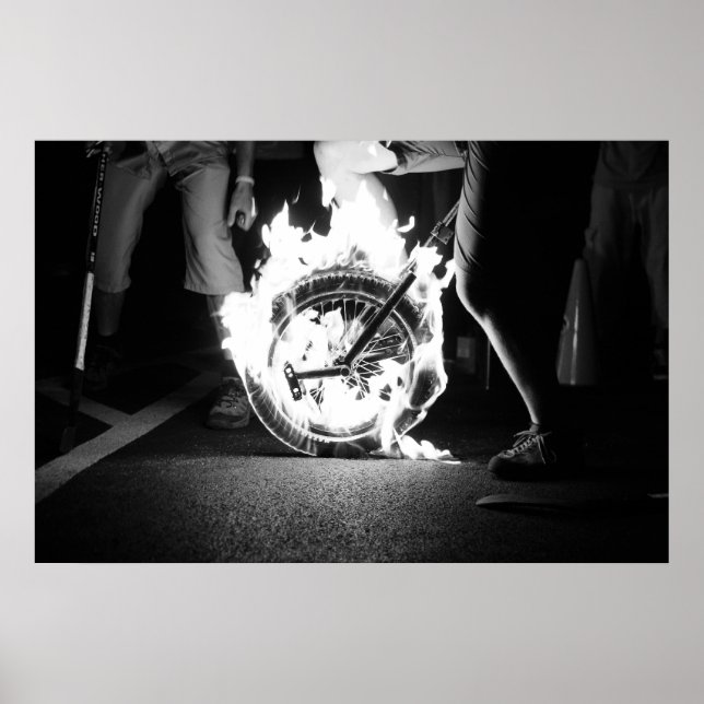 Poster de roda quente (Frente)