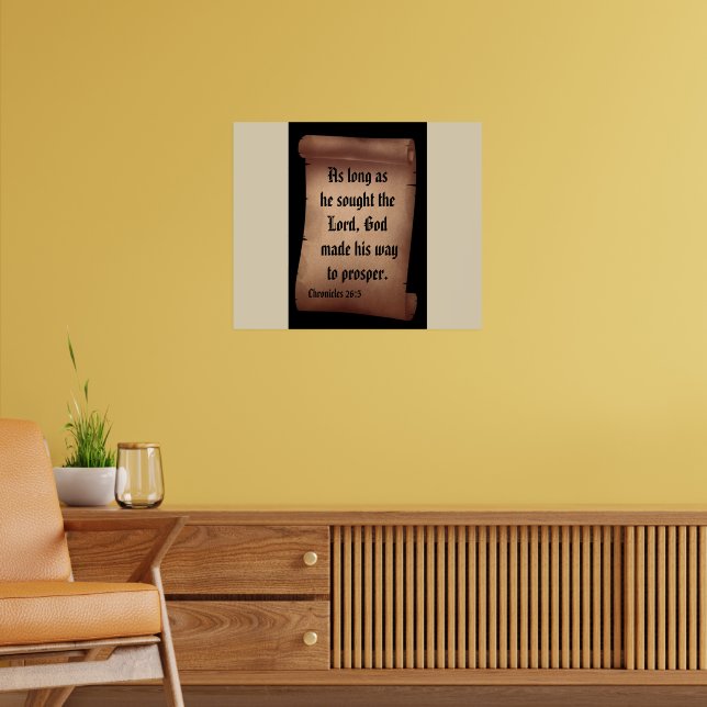 poster DE ROLAGEM DE SCRIPTURE bíblia (Sala de Estar 2)