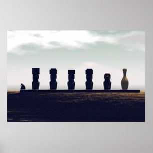 Poster de rolamento de Pascua Rapa Nui