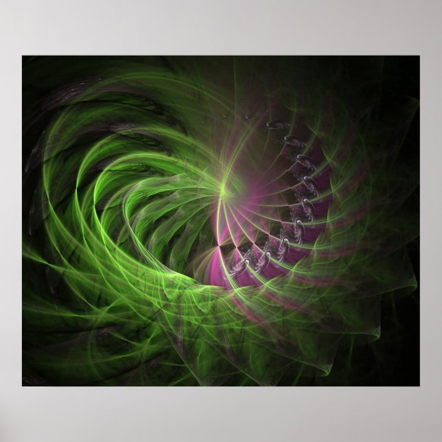 poster de roleta fractal (Frente)