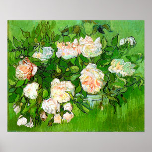 Poster de Rosas Rosa Van Gogh