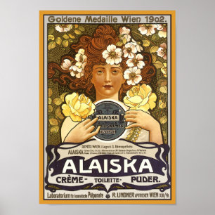 Poster de sabão alemão Vintage