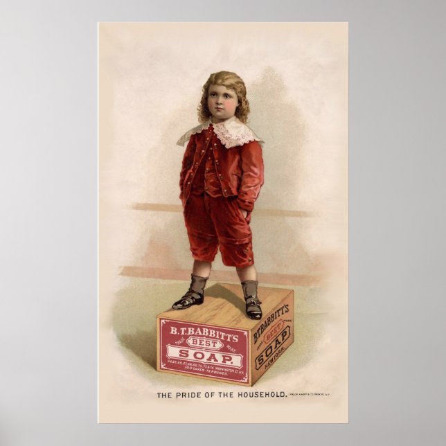 Poster de sabão antigo (Frente)
