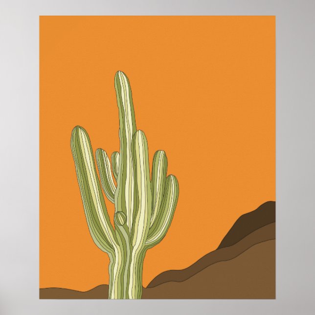 Poster de Saguaro Cactus e Download Digital (Frente)