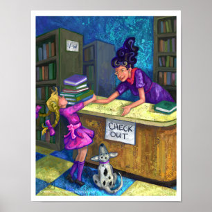 Poster de Saída de Biblioteca