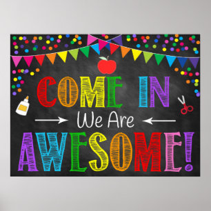 Poster de Sala de Aulas de Boas-Vindas