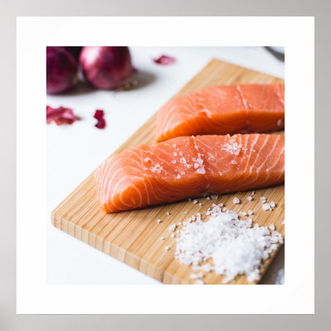 Poster de salmão (Frente)