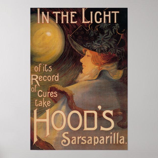 Poster de Sarsaparilla de Hood (Frente)