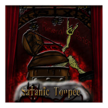 Poster de Satanáic Toupee "Funeral Parlor"