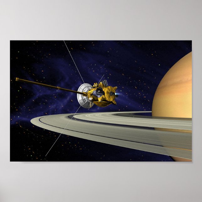 Poster de Saturno Cassini (Frente)
