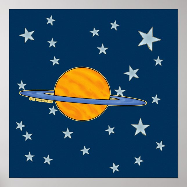 Poster de Saturno Cinto (Frente)