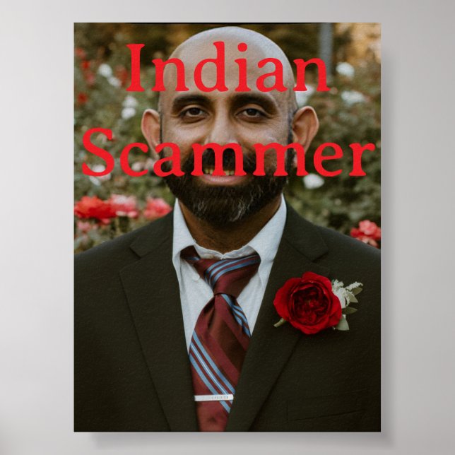 Poster de Scammmer Indiano (Frente)