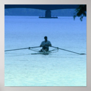 Poster de Sculling do rio