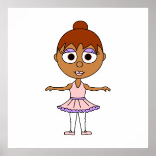 Poster de Segunda Posição do balé - Série Ballerin