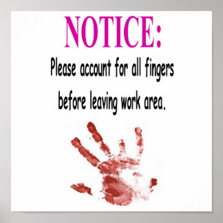 Poster de segurança de trabalho