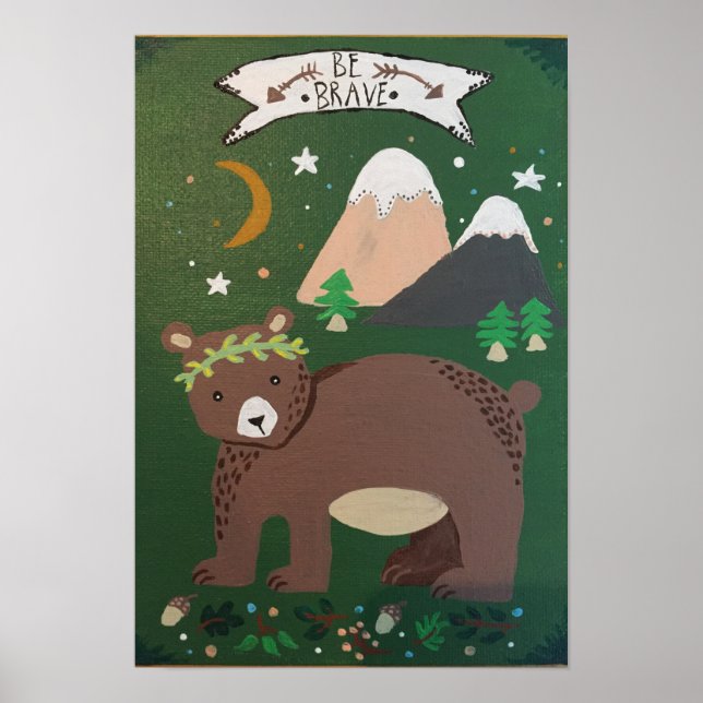 poster de "Seja valente" (Frente)