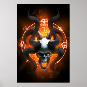 Poster de Semibrilho do crânio arcana