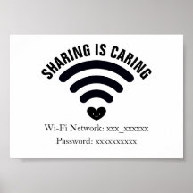 Poster de Senha WiFi