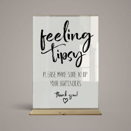 Poster de Sensação de Casamento Tipsy