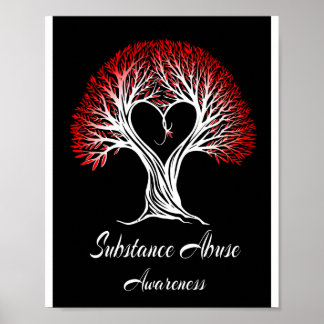 Poster de Sensibilização para o Abuso de Substânci