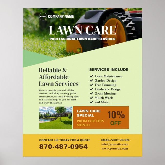 Poster de Serviços de Cuidados de Saúde (Frente)