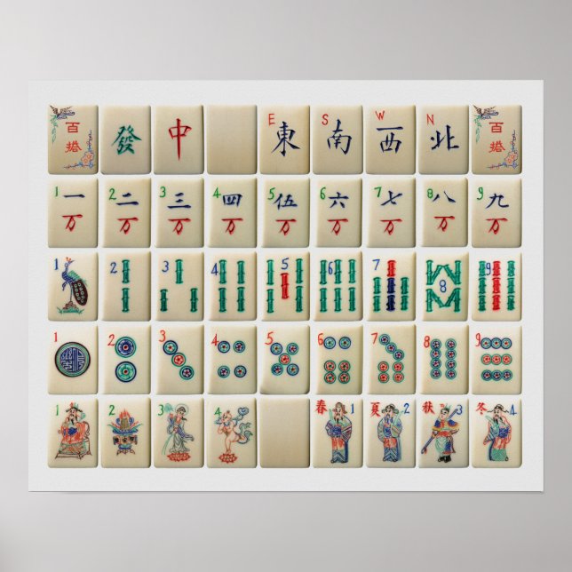 Poster de set Mah-Jong (Frente)