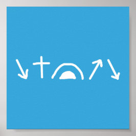 Poster de setas do Evangelho