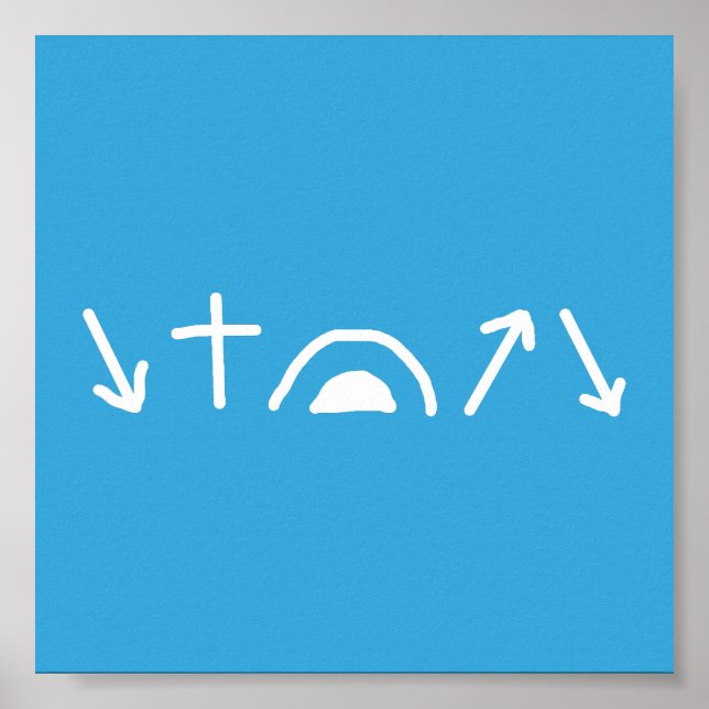 Poster de setas do Evangelho (Frente)