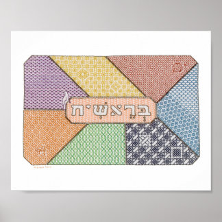 Poster de sete dias de criação