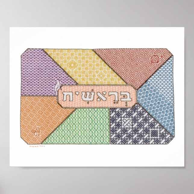 Poster de sete dias de criação (Frente)