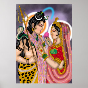 Pôster de Shiva Parvati