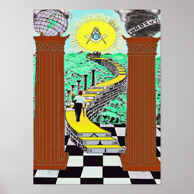 Poster de Shriner Masonic (Frente)