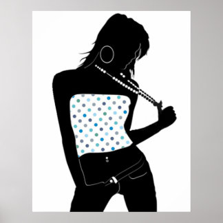 Poster de Silhouette Fashion