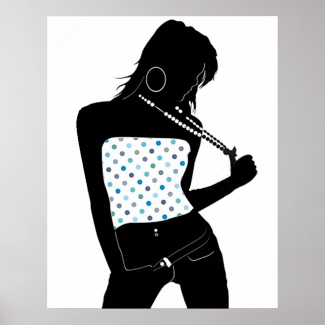Poster de Silhouette Fashion (Frente)