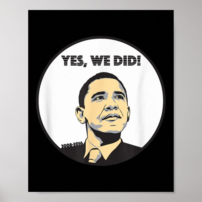 Poster De Sim, Podemos Sim, Fizemos Obama (Frente)