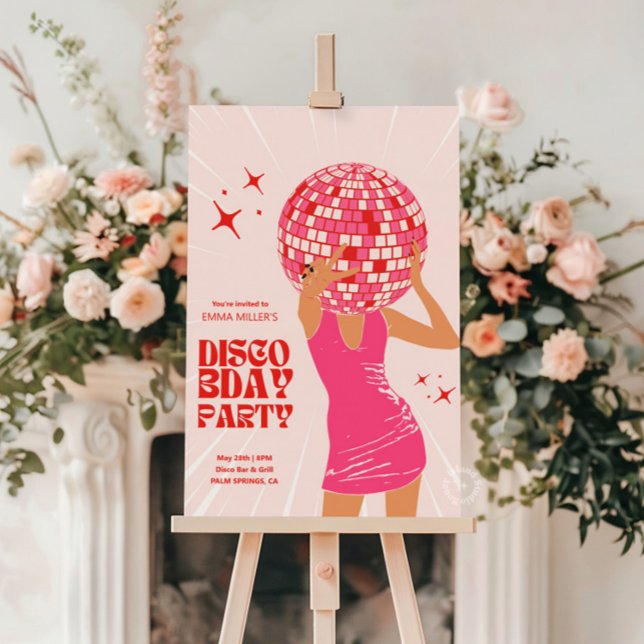 Poster de Sinal de Boas-vindas da Disco Girl (Criador carregado)