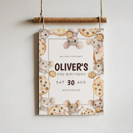 Poster de Sinal de Boas-vindas da Festa de anivers