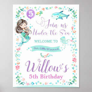 Poster de Sinal de Boas-vindas da Festa de anivers