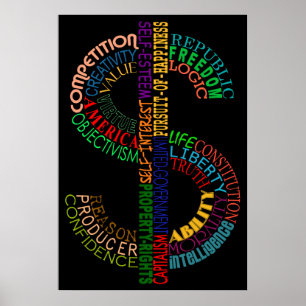 Poster de Sinal de Dólar Alto