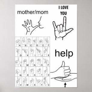 poster DE SINAL DE IDIOMA