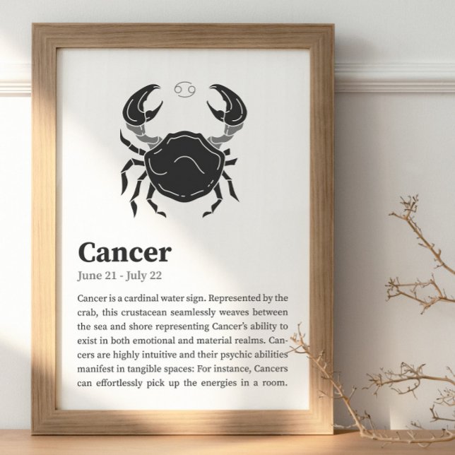 poster de Sinal Zodiac cancer (Criador carregado)