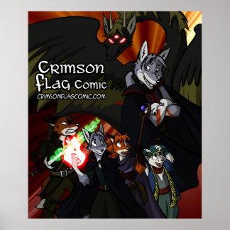 Poster de Sinalizador Crimson