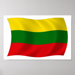 Poster de Sinalizador da Lituânia