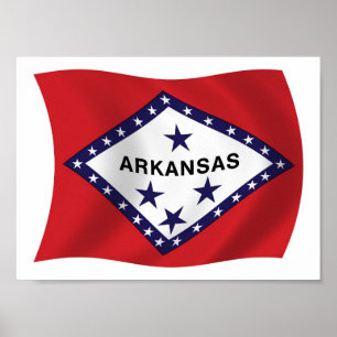 Poster de Sinalizador do Arkansas