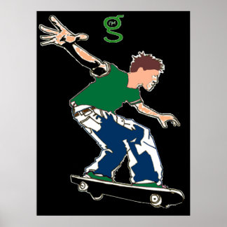 Poster de skate de G skateboards